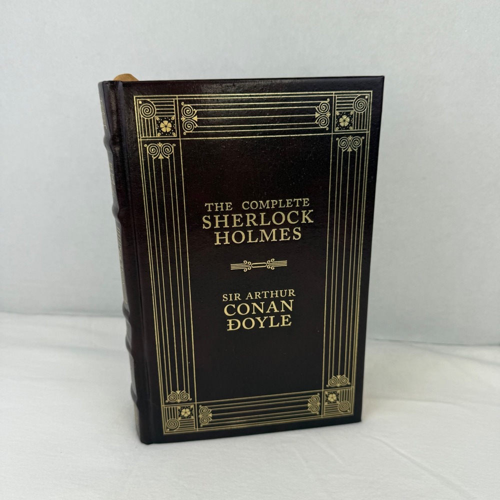 The Complete‎ Sherlock Holmes Arthur Conan Doyle Barnes & Noble Leatherback 1992 - Picture 2 of 8